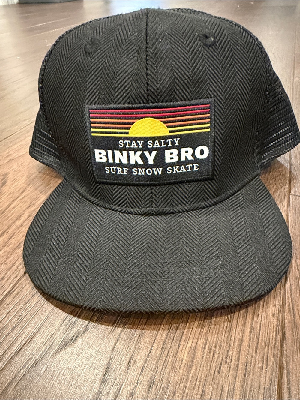 Binky Bro Black Toddler Snapback Hat - C39-126